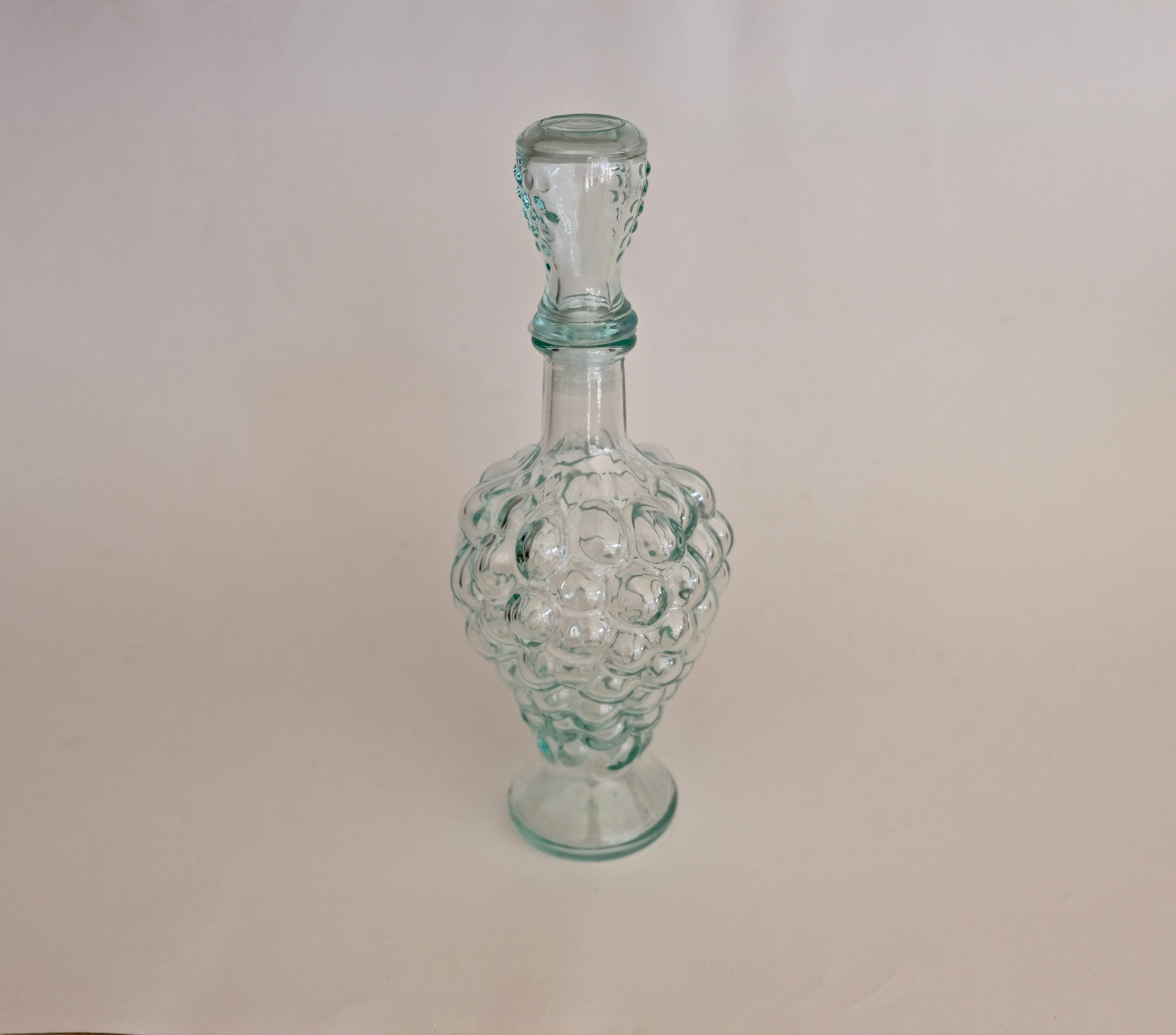 Italian Glass Grape Decanter