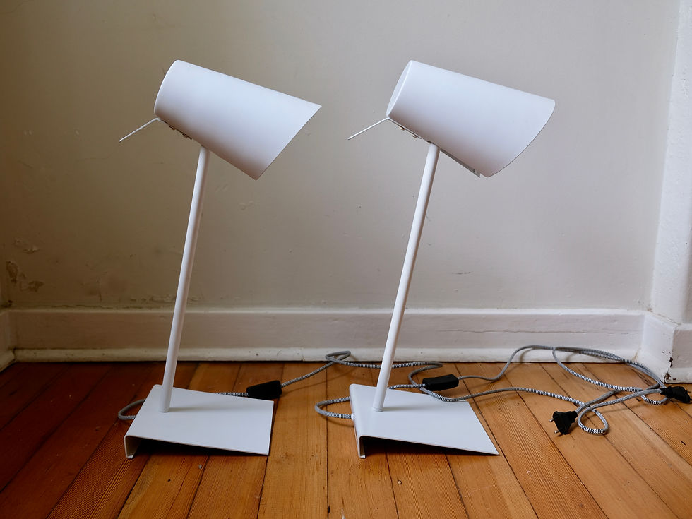 Thumbnail: Industrial Style "It's About Romi" Table Lamps (Pair)
