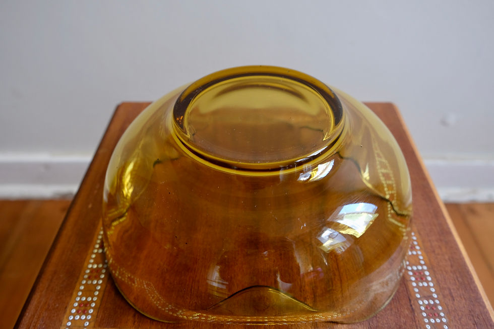 Thumbnail: Amber Glass Bowl