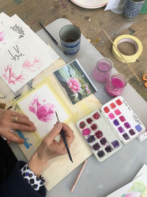 Atelier Monochrome, cours dessin, cours aquarelle, cours de peinture de peinture