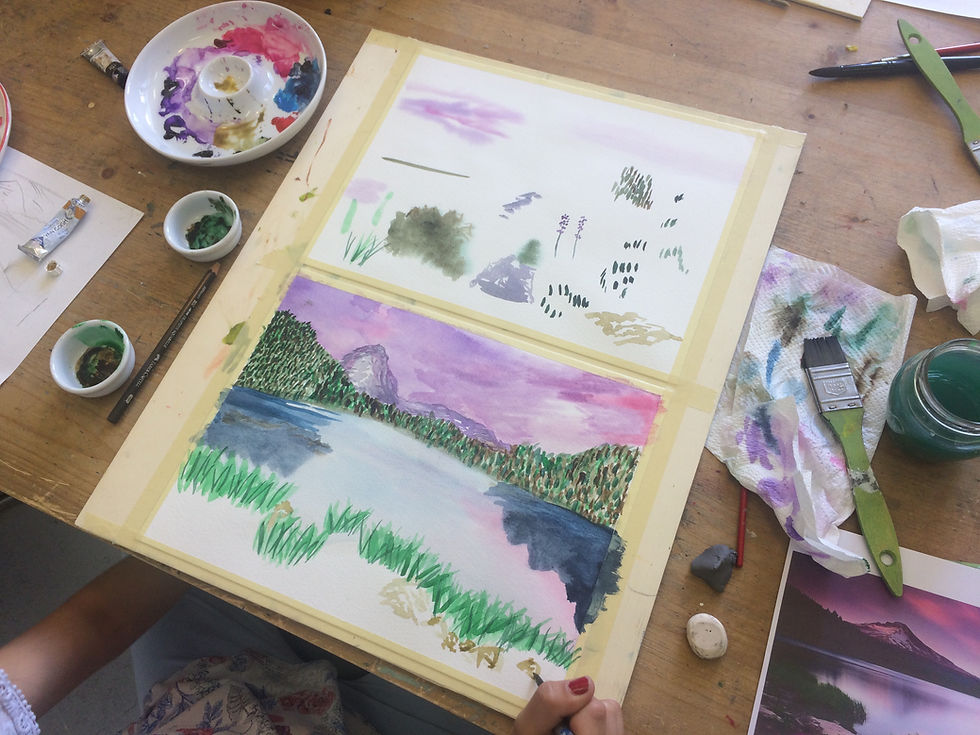 Miniature : Atelier : Aquarelle