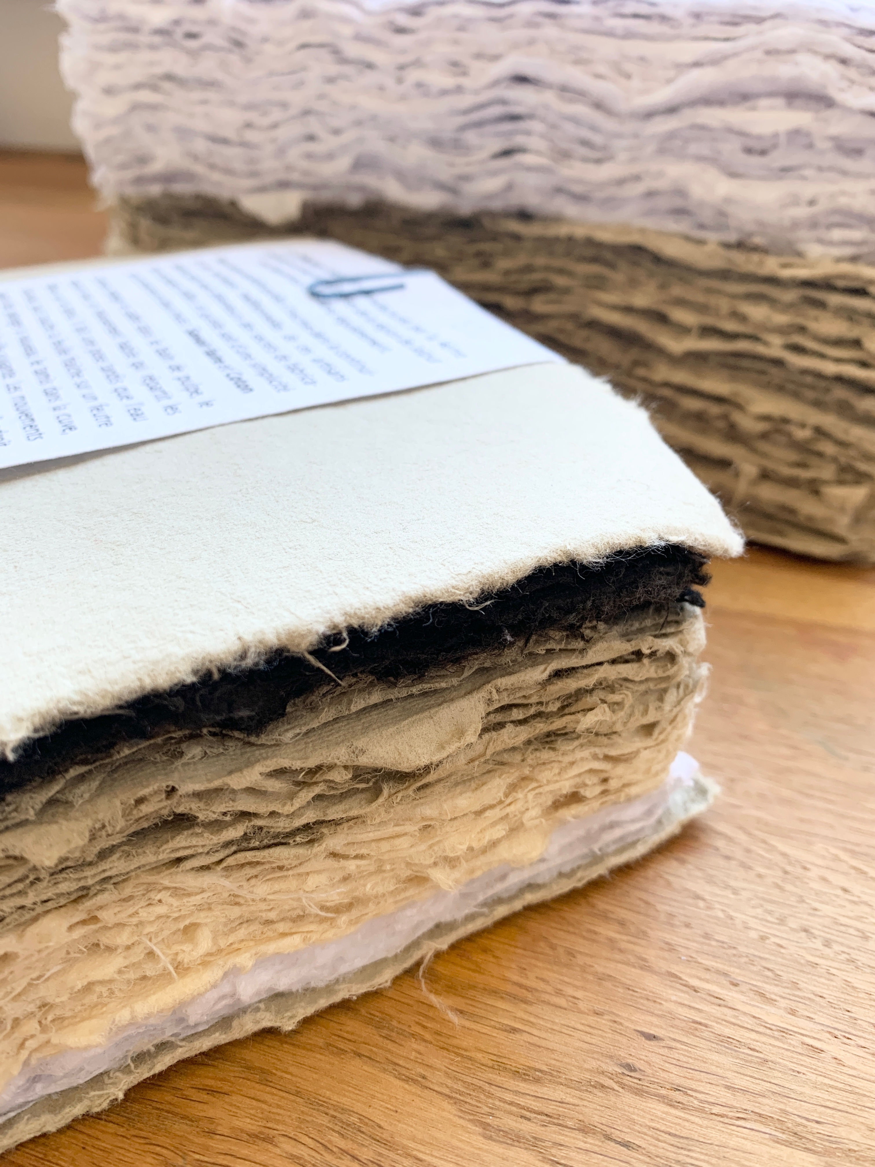 Carnet artisanal 4 teintes Lamali