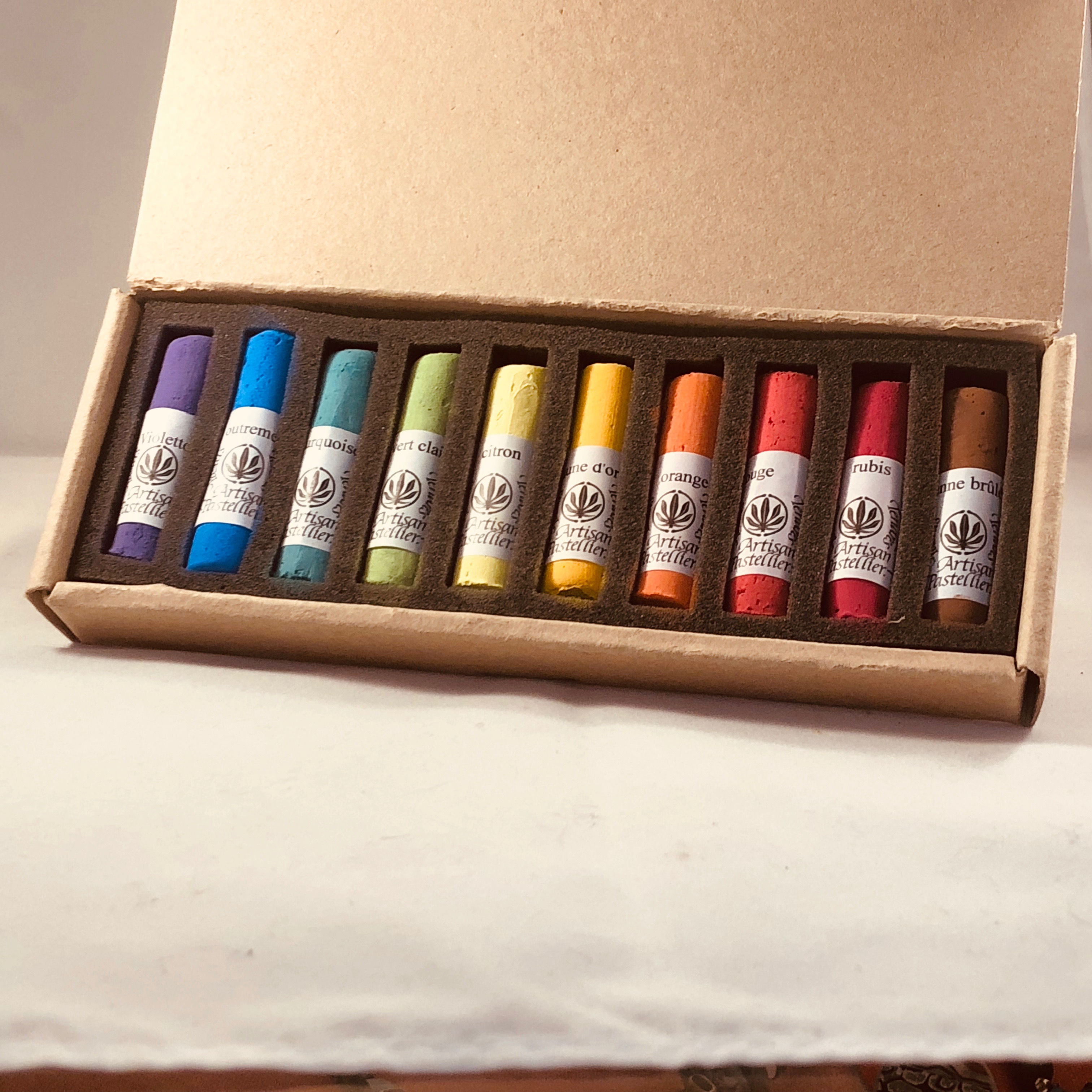 Coffret de 10 pastels secs « découverte »