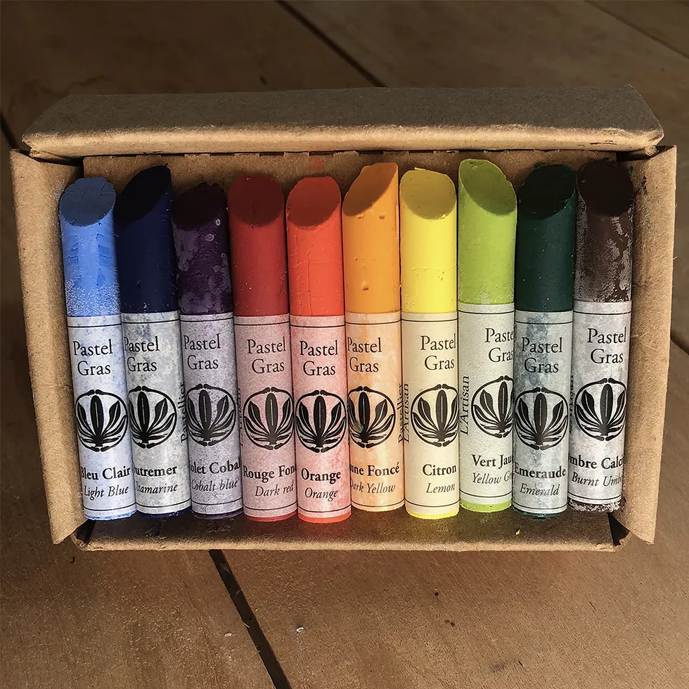Coffret de 10 pastels à l’huile Arc-en-ciel