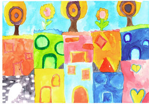 Atelier de peinture sur le thème du
« Monde imaginaire du peintre
  Friedensreich Hundertwasser»