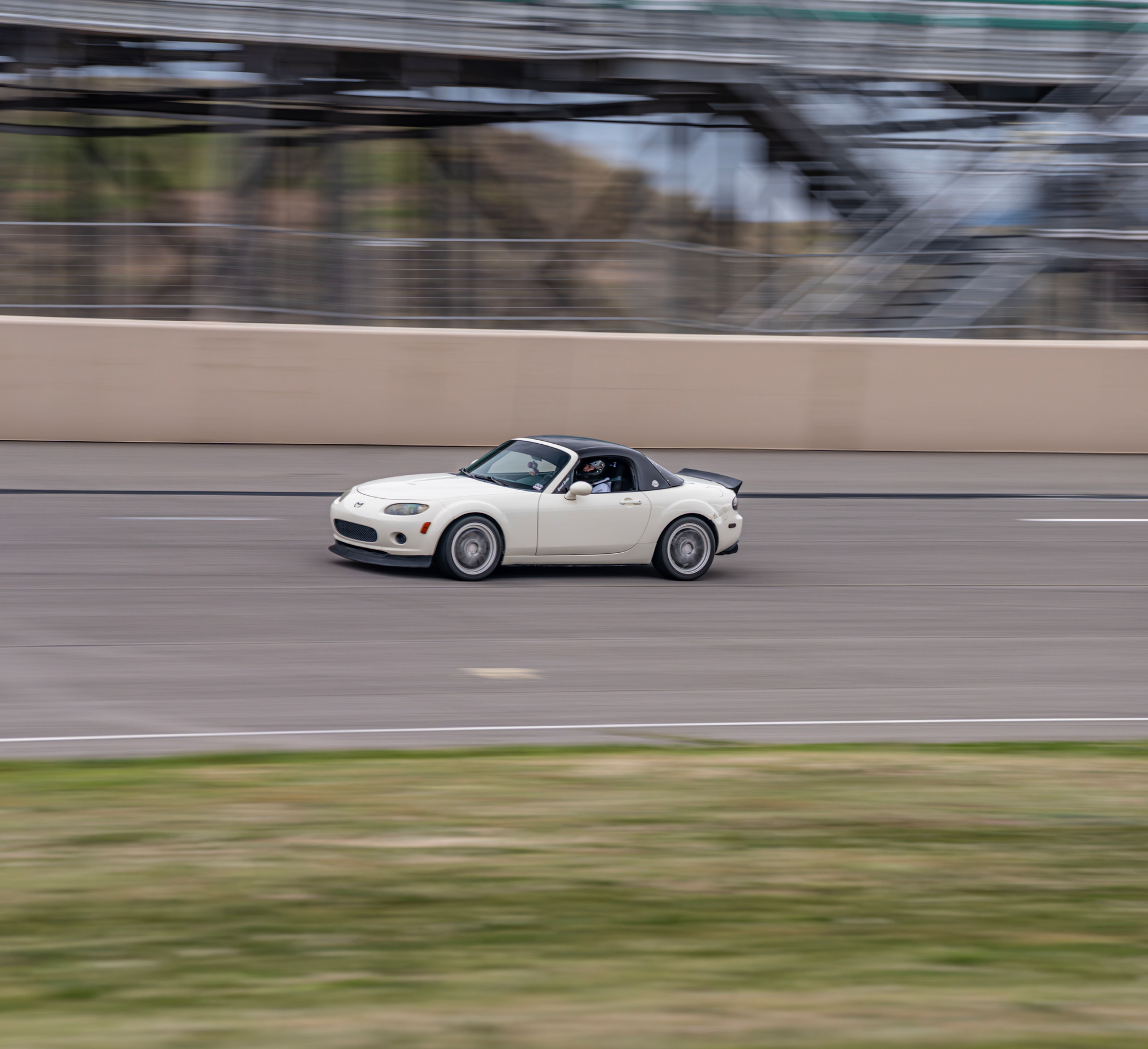 White MX-5 Miata