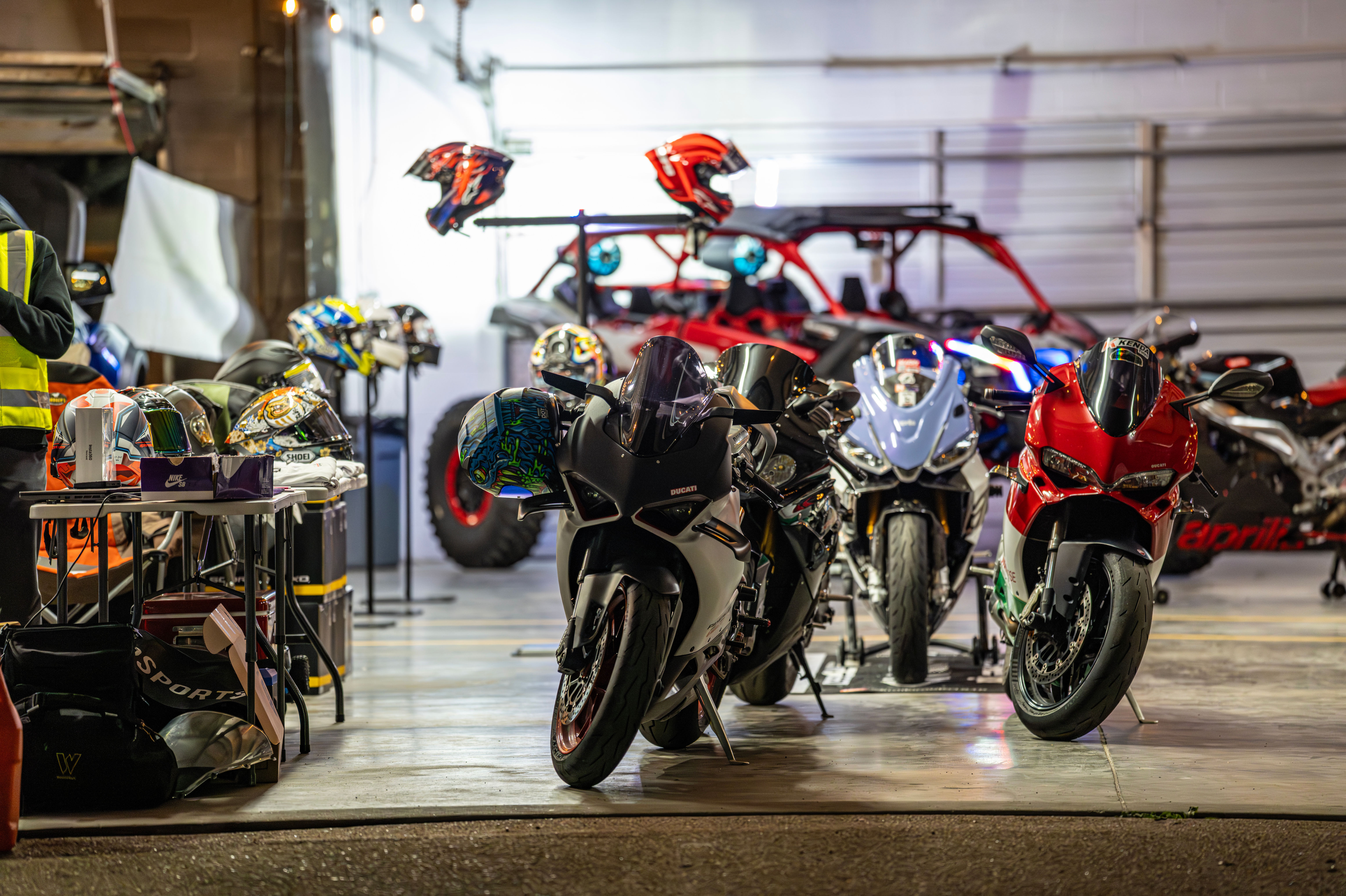 A group of Amazing motorcycles