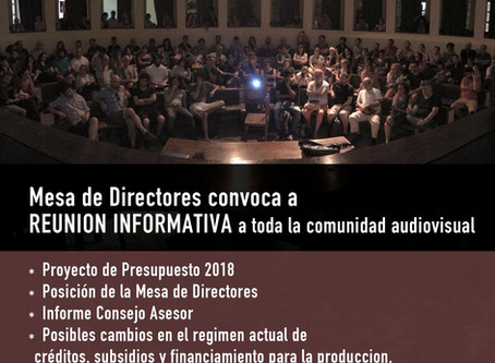 Mesa de Directores invita a Reunión Informativa