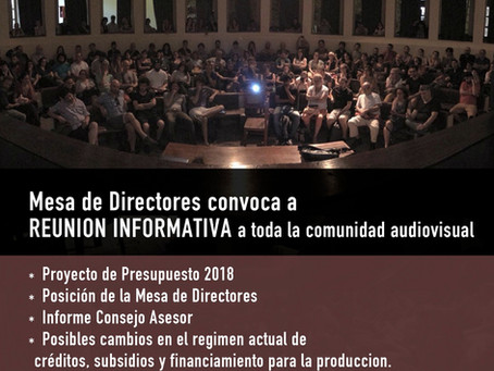 Mesa de Directores invita a Reunión Informativa