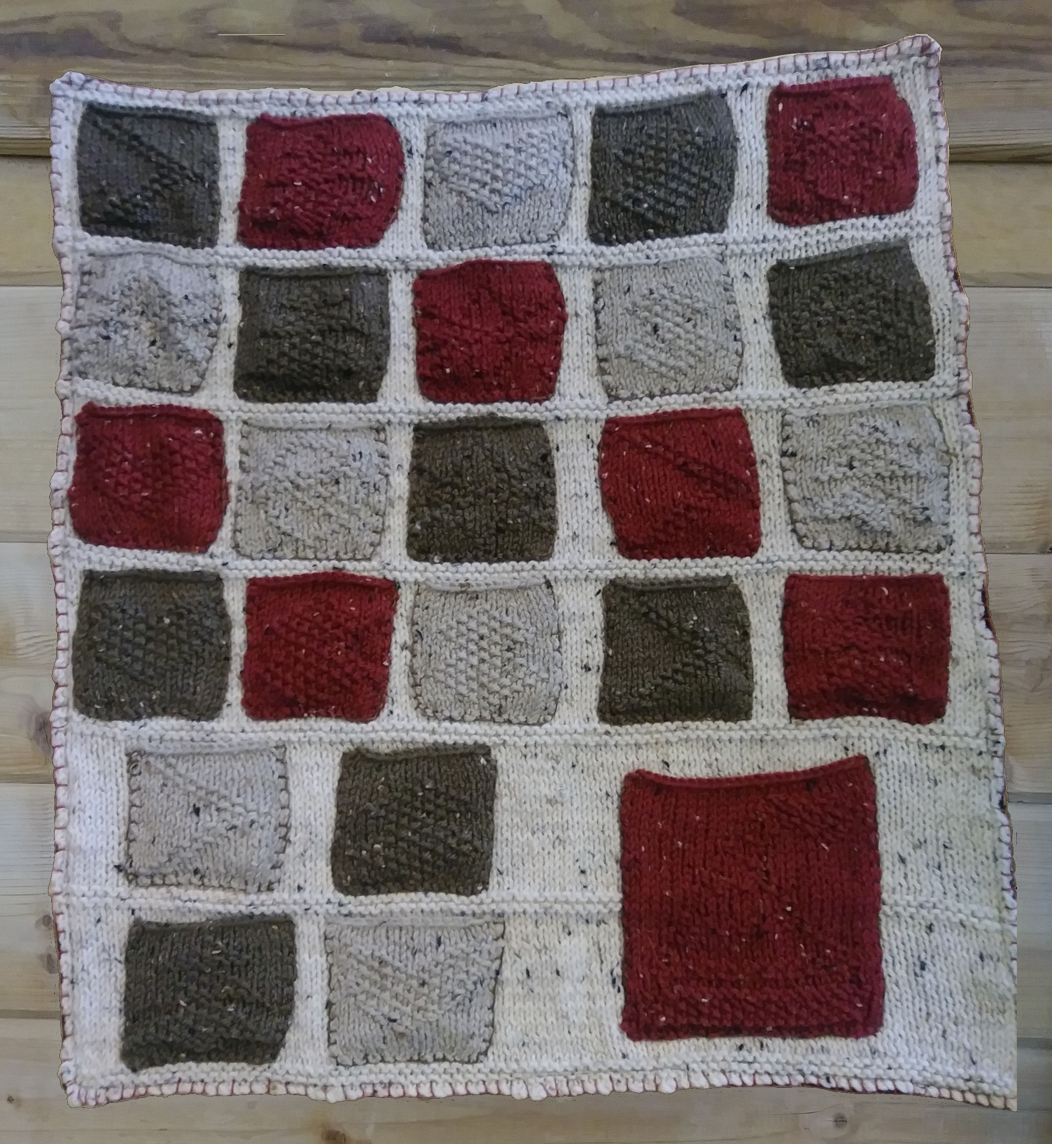 Country Christmas Advent Calendar (knit - printed pattern)