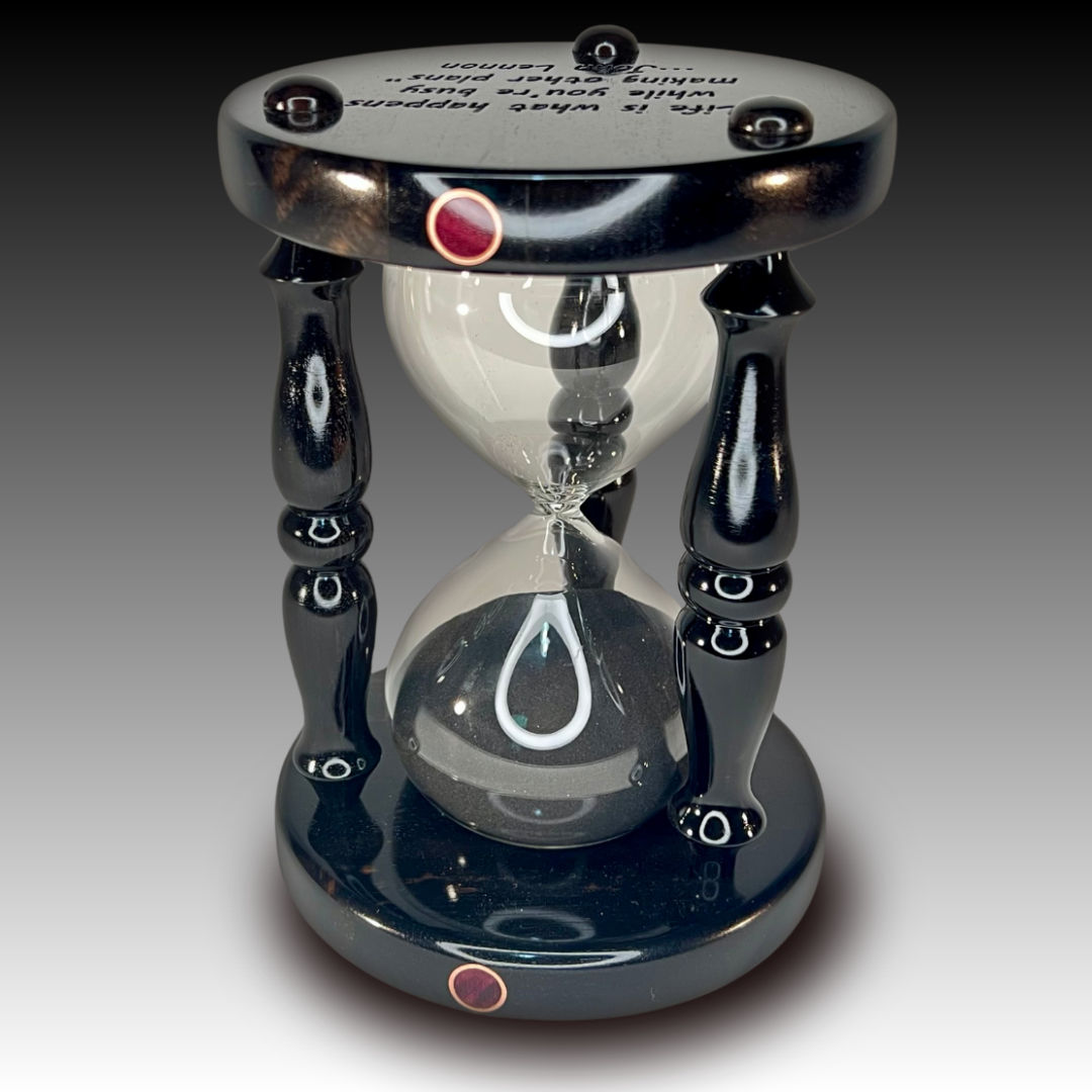 Ebony Hour Glass $450