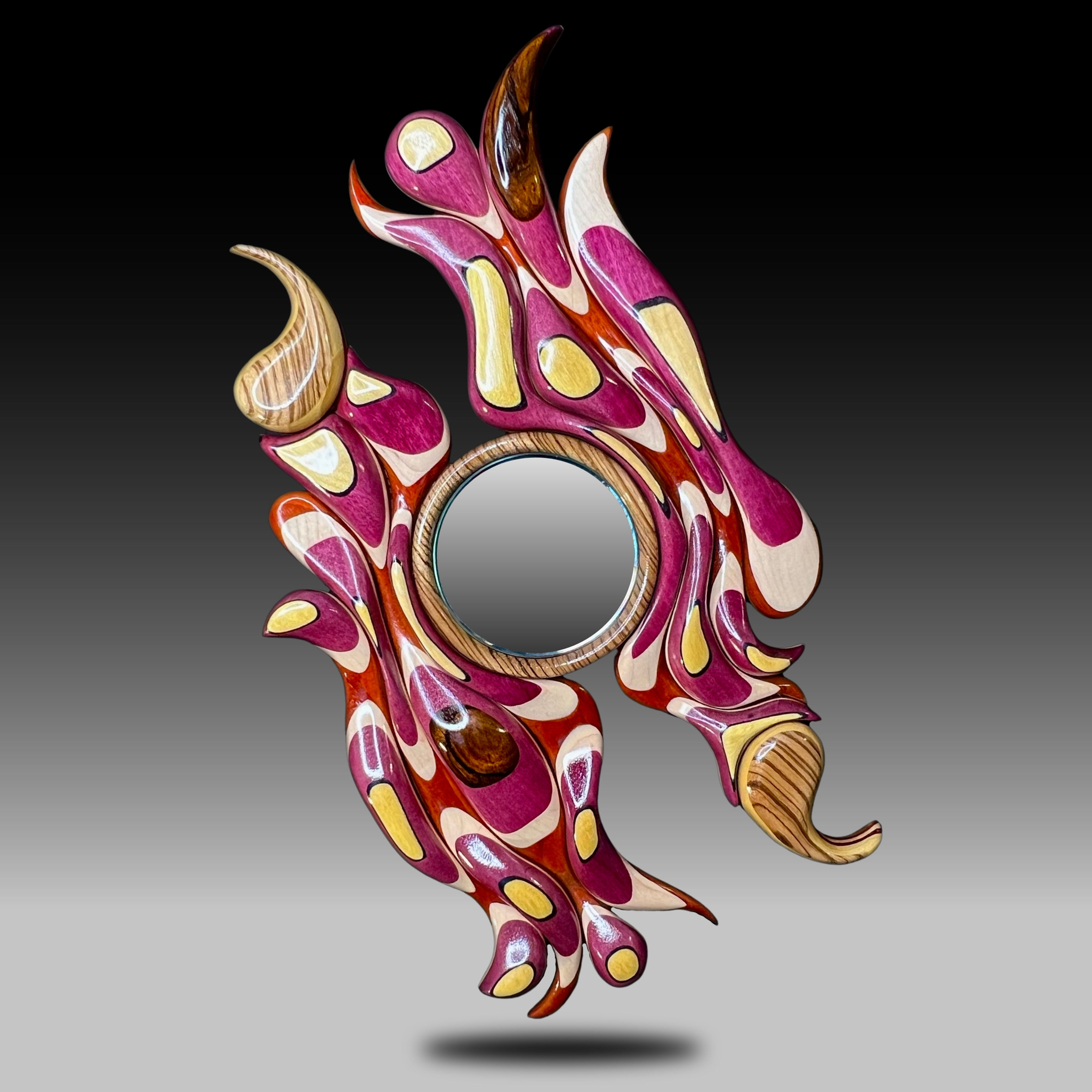 Mirrored Wall Carving - A