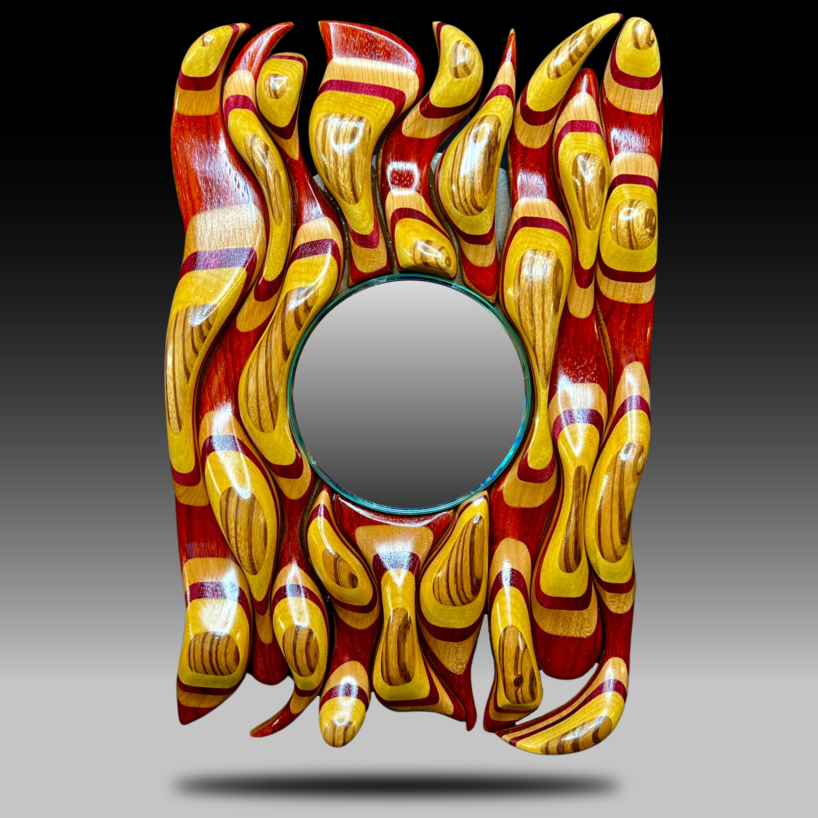 Mirrored Wall Carving -D