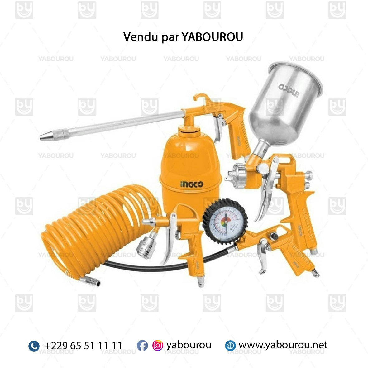 OUTILS PNEUMATIQUES 05PCS AKT0051