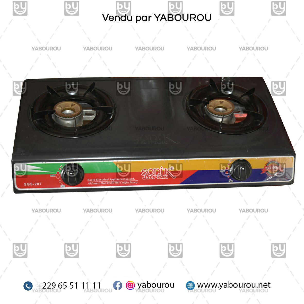 CUISINIERE A GAZ DEUX FEUX SONIK SGS-207