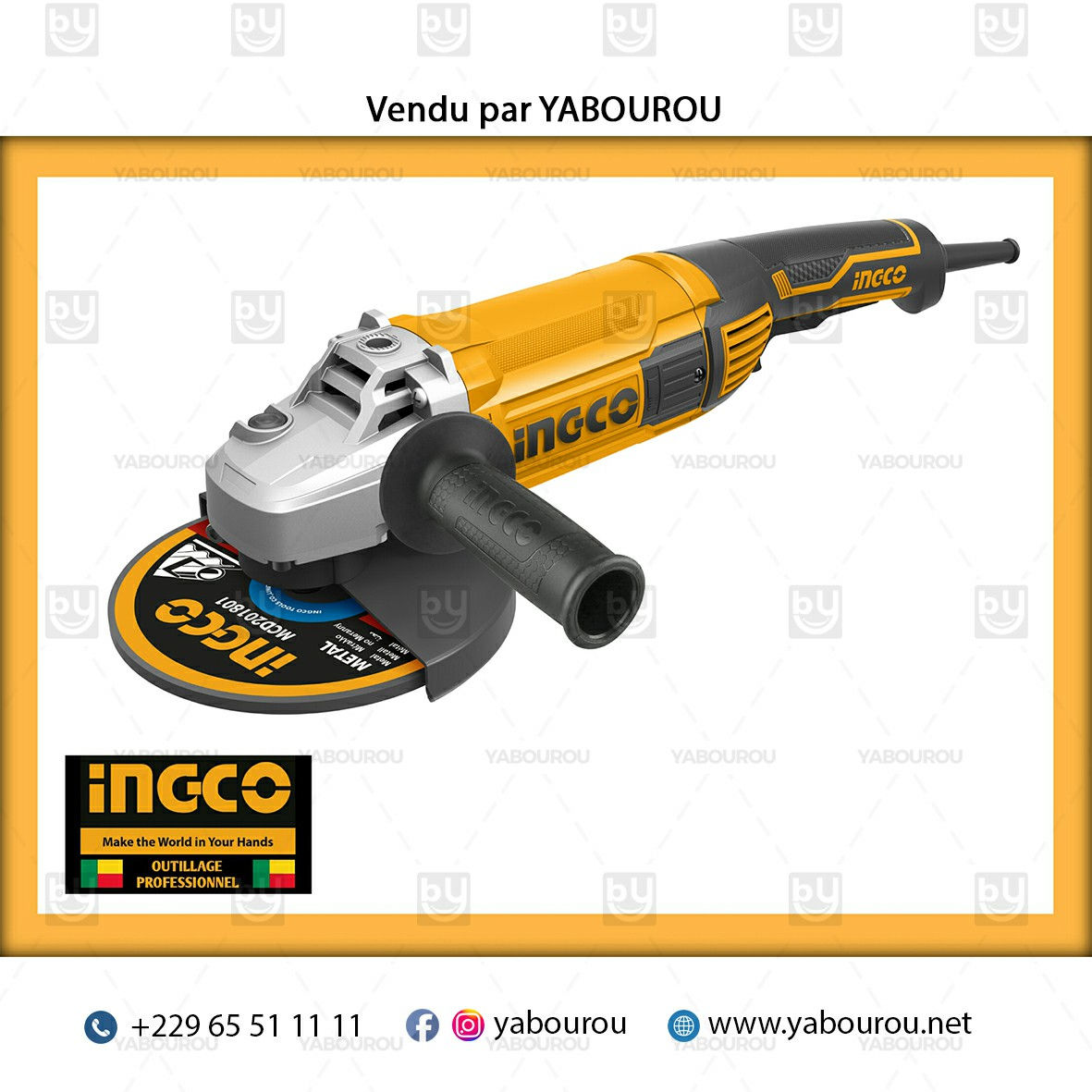 MEULEUSE D'ANGLE AG220018 2200W-230MM