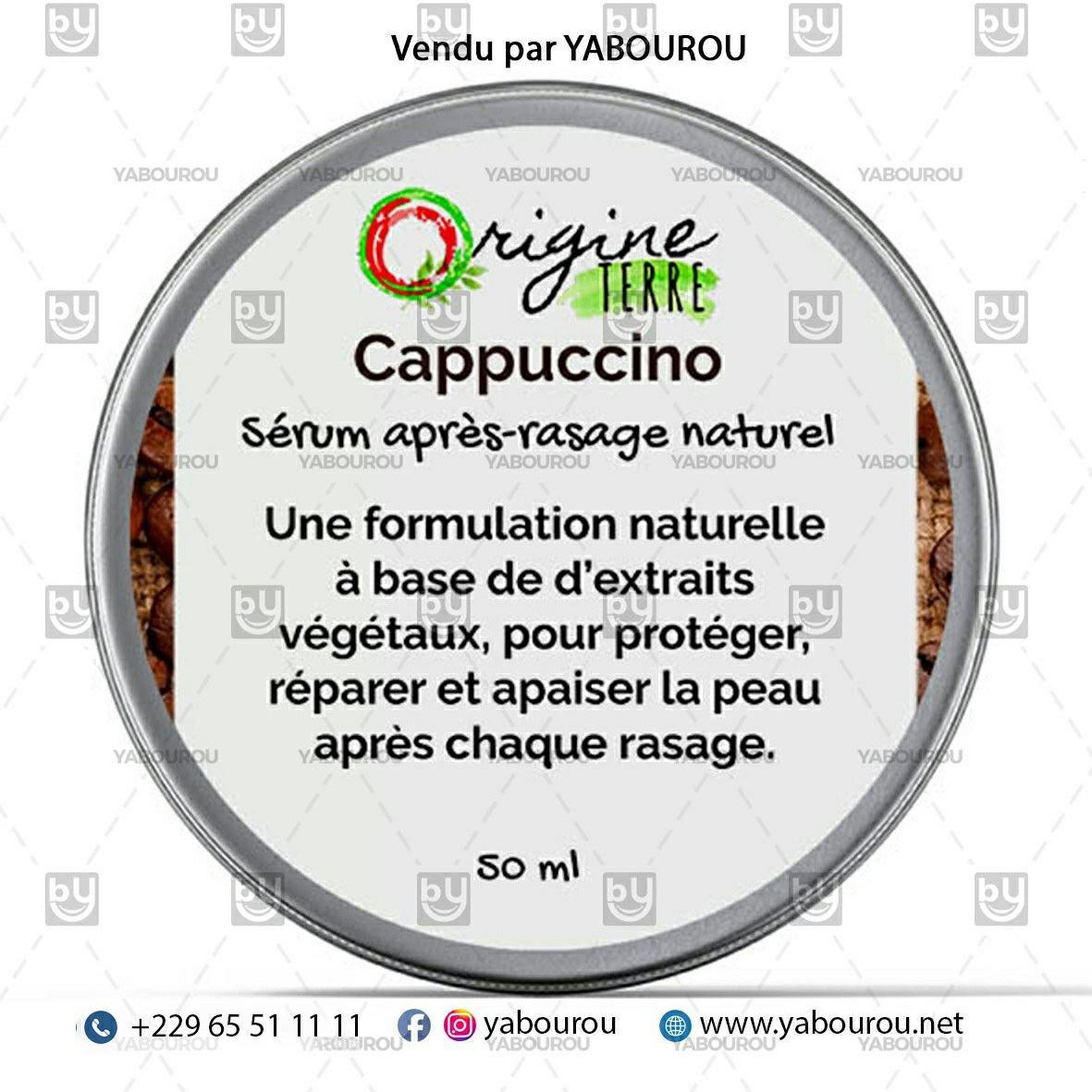 CAPPUCCINO, SÉRUM APRÈS-RASAGE NATUREL