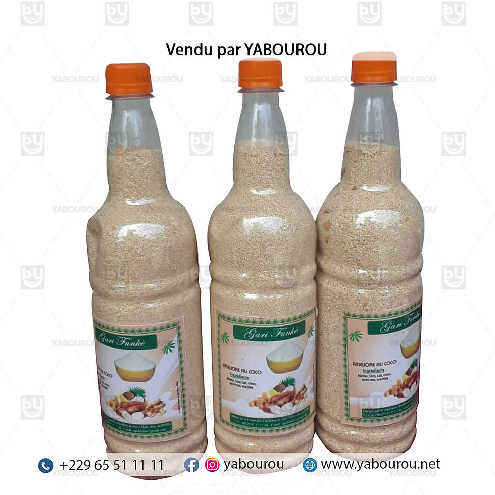 Miniature : FUNKE GARI AMELIORE AU COCO, LAIT, ARACHIDE. SUCRE