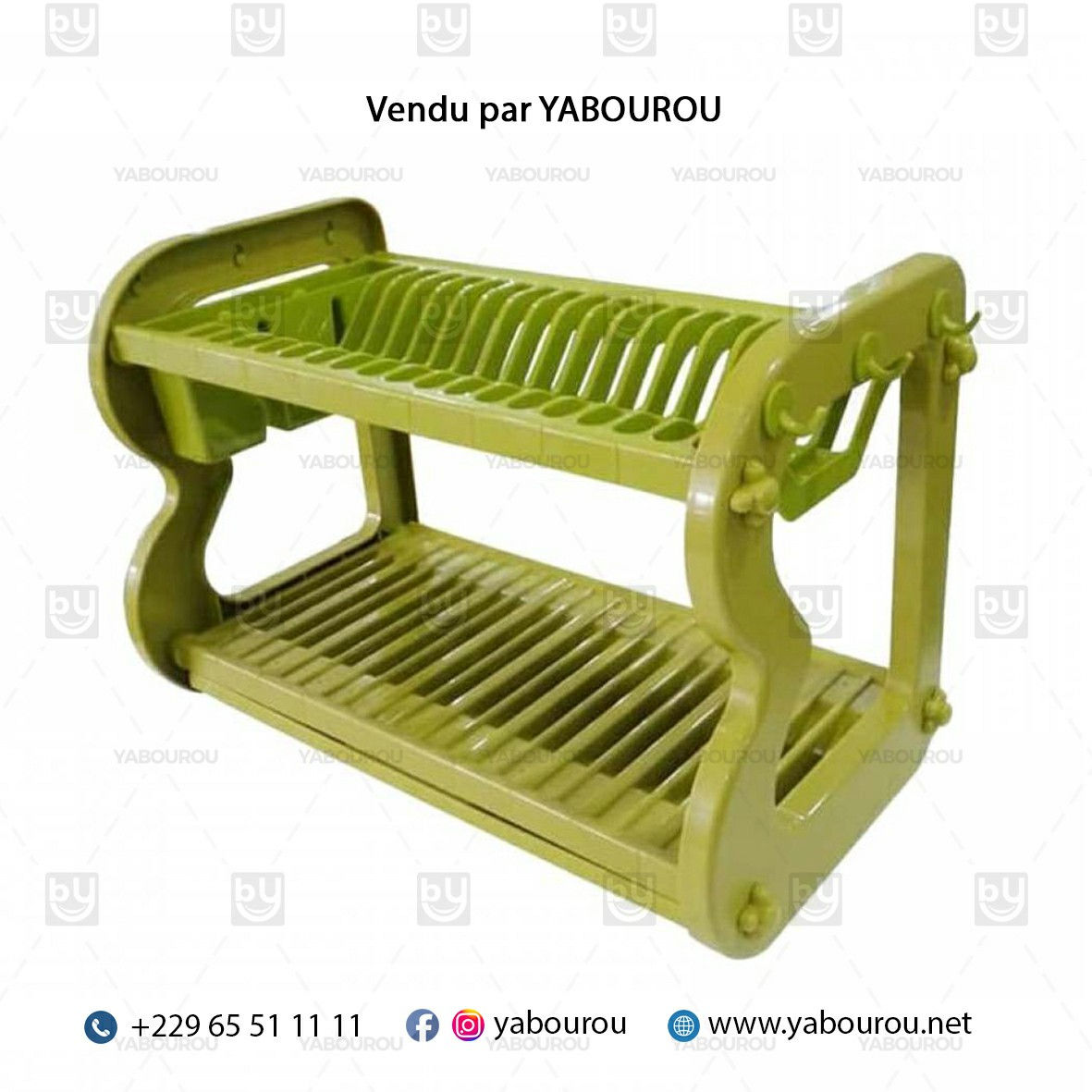 PORTE PLATS EN PLASTIQUE BIEN RESISTANT POUR 14 PLATS