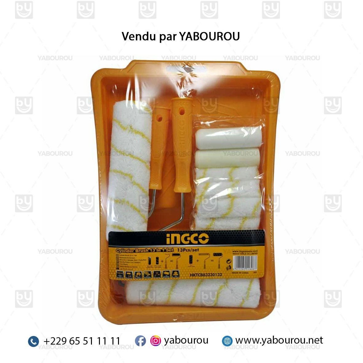 RLX PEINTURE ET BAC 13 EN 1 (MUR INTERNE) 230MM-9" & 100MM-4" HKTCB83230132