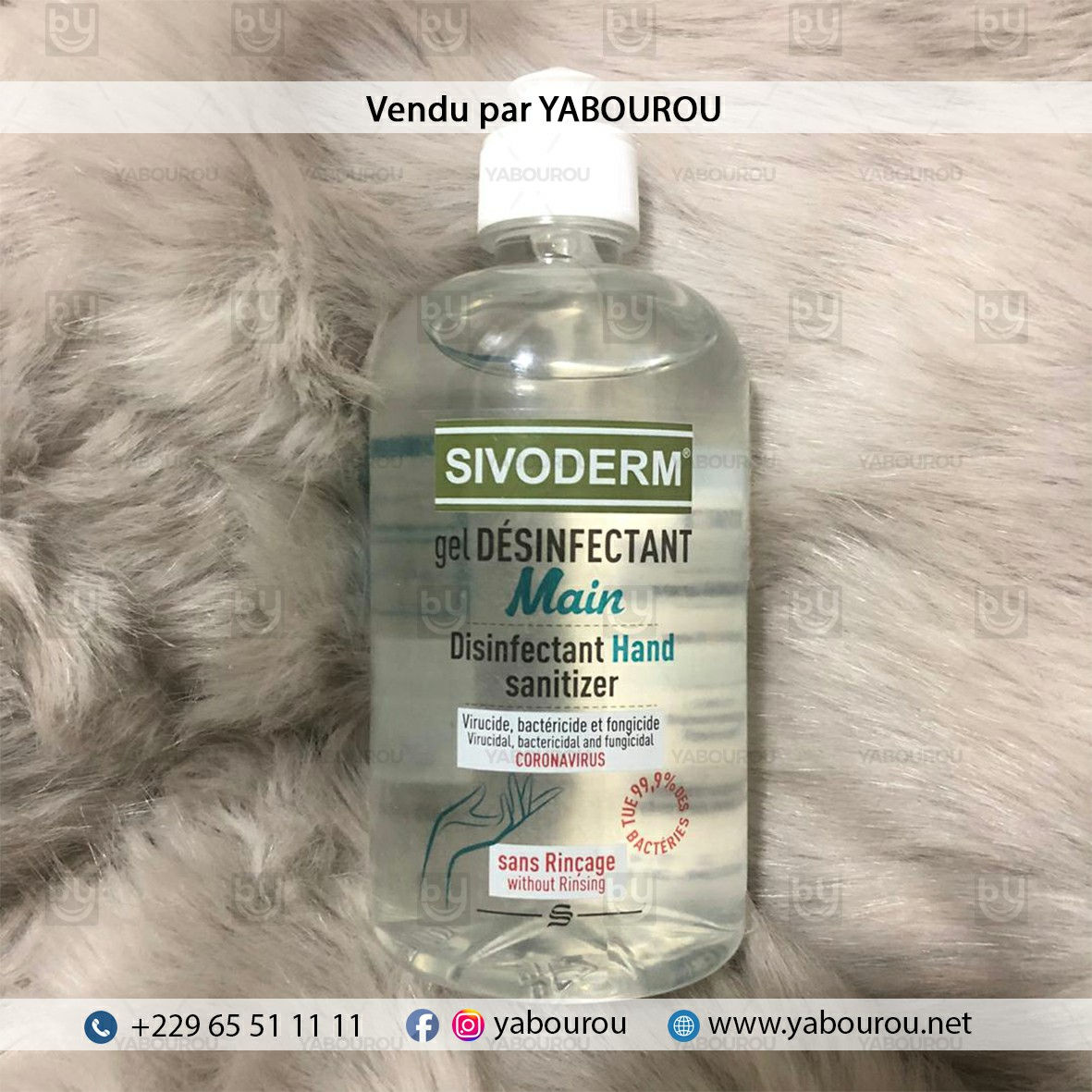 GEL MAINS DESINFECTANT SIVODERM 500ML