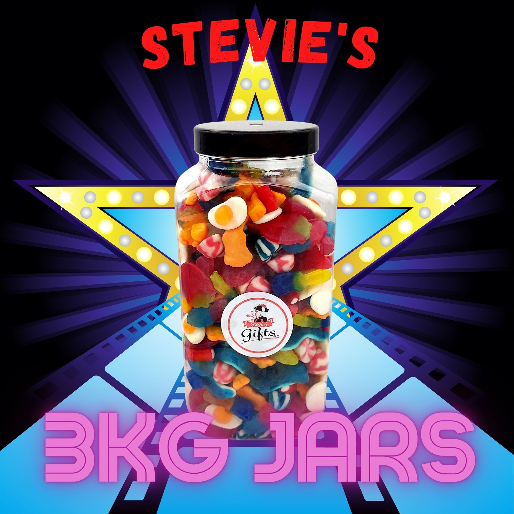 Stevie’s 3KG Jars - PICK YOUR OWN SWEETS