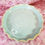 Thumbnail: Small Pie Dish or Quiche Dish with porcelain clay body and sea spray  glaze
