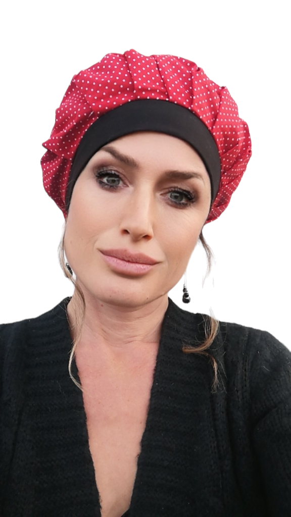 Organic reversible REDYBLUE beret 🎋