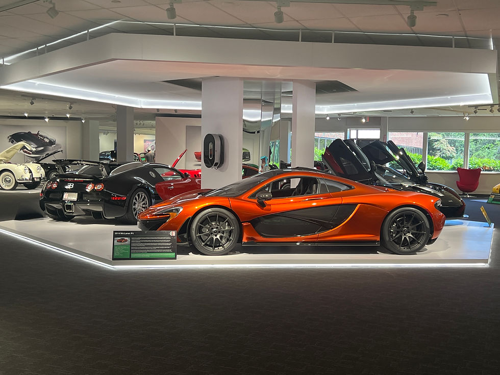 Main entrance to Newport Car Museum