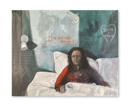 Winter morning anti-war protest