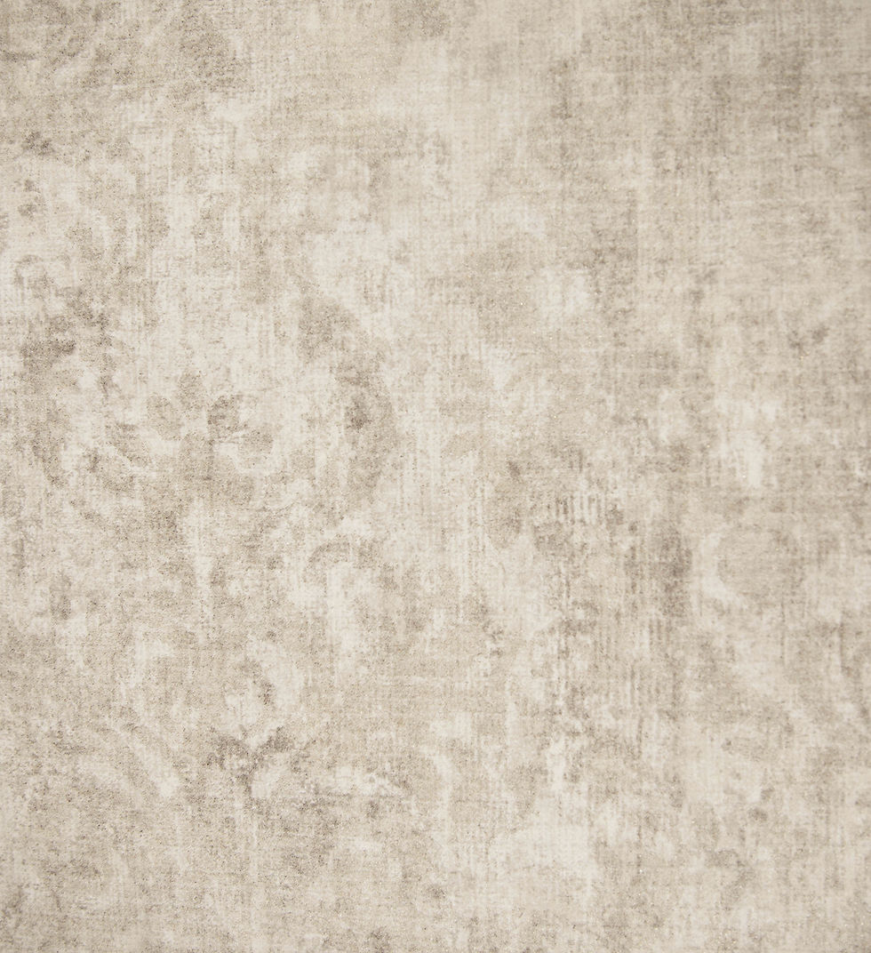 Fleur wallpaper in sand, close up