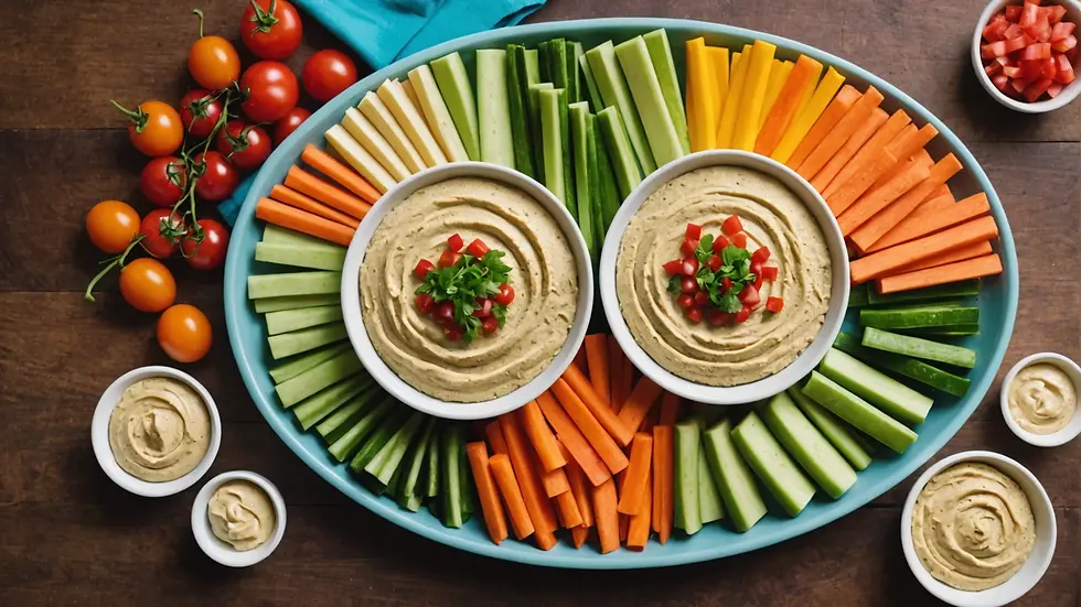 Veggie Hummus Platter