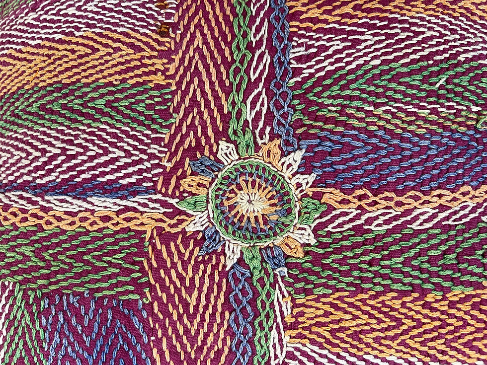 Thumbnail: Vintage Banjara Hand Embroidered Cushion