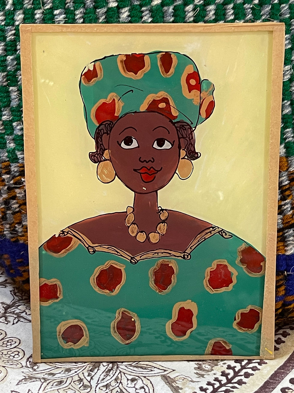 Thumbnail: Senegalese Portraits on Glass