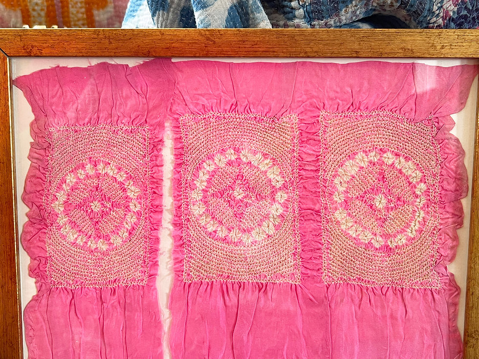 Thumbnail: Exquisite Vintage Japanese Shibori Sampler