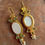 Thumbnail: Mother of Pearl and Green Aventurine Earrings 