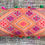 Thumbnail: Hand Embroidered Vintage Silk Swati Cushion