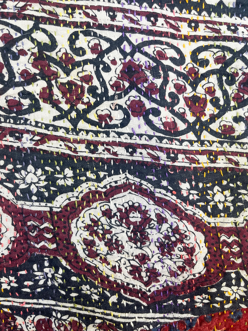 Thumbnail: Ajarak Printed Vintage Ralli from Pakistan