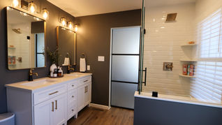 Modern Bathroom Remodel in Sinking Spring, PA.