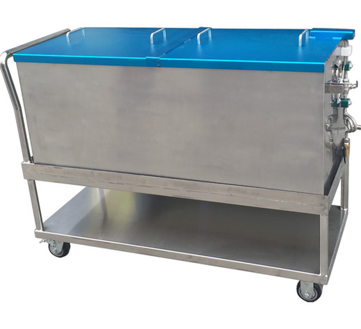 Cryogenic Rack Cart Cryo Cart | Liquid Nitrogen Container