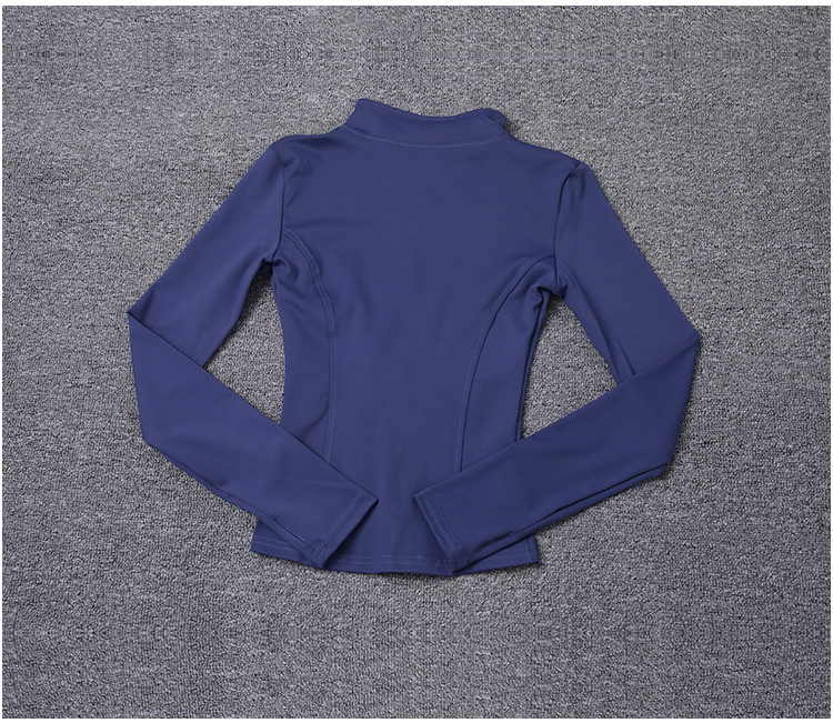 Thumbnail: Women Sport Jacket Long Sleeve Shirt Workout Coat Gym Training Clothing Yoga Spo