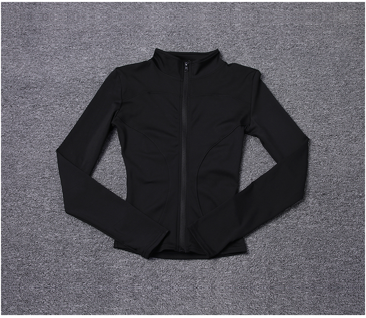 Thumbnail: Women Sport Jacket Long Sleeve Shirt Workout Coat Gym Training Clothing Yoga Spo