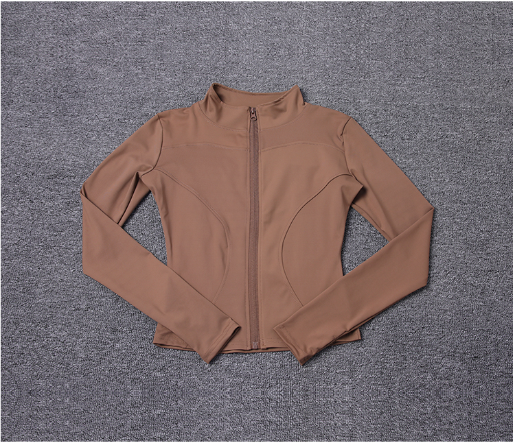 Thumbnail: Women Sport Jacket Long Sleeve Shirt Workout Coat Gym Training Clothing Yoga Spo