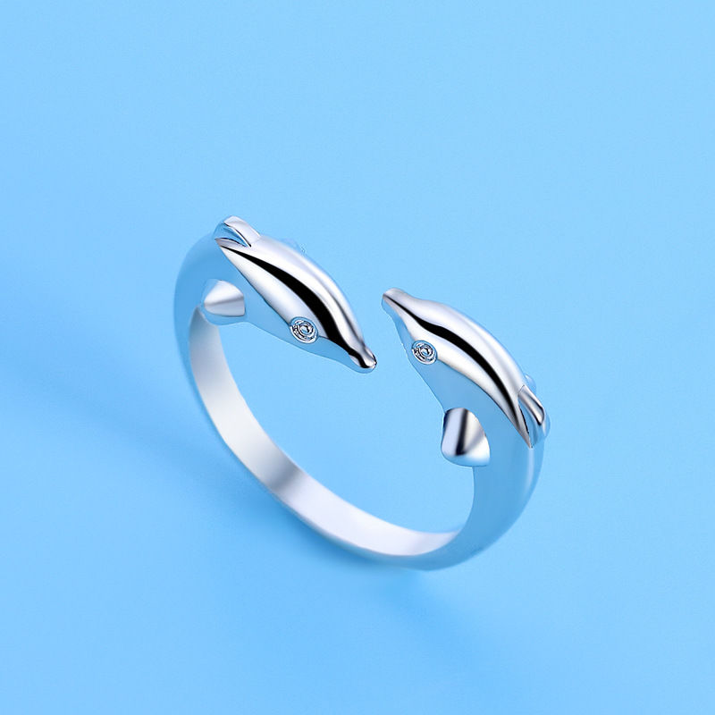 Thumbnail: Hot 925 Sterling Silver Ring AAA Zircon Adjustable Simplicity Fashion Exquisite 