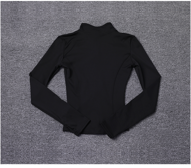 Thumbnail: Women Sport Jacket Long Sleeve Shirt Workout Coat Gym Training Clothing Yoga Spo