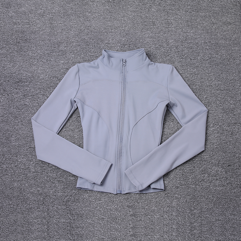 Thumbnail: Women Sport Jacket Long Sleeve Shirt Workout Coat Gym Training Clothing Yoga Spo