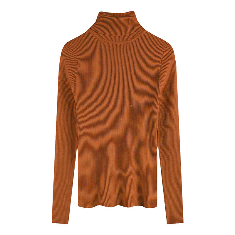 Thumbnail: 2026 Casual Slim Knitted Pullover Autumn Winter Thick Turtleneck Sweater Base Sw