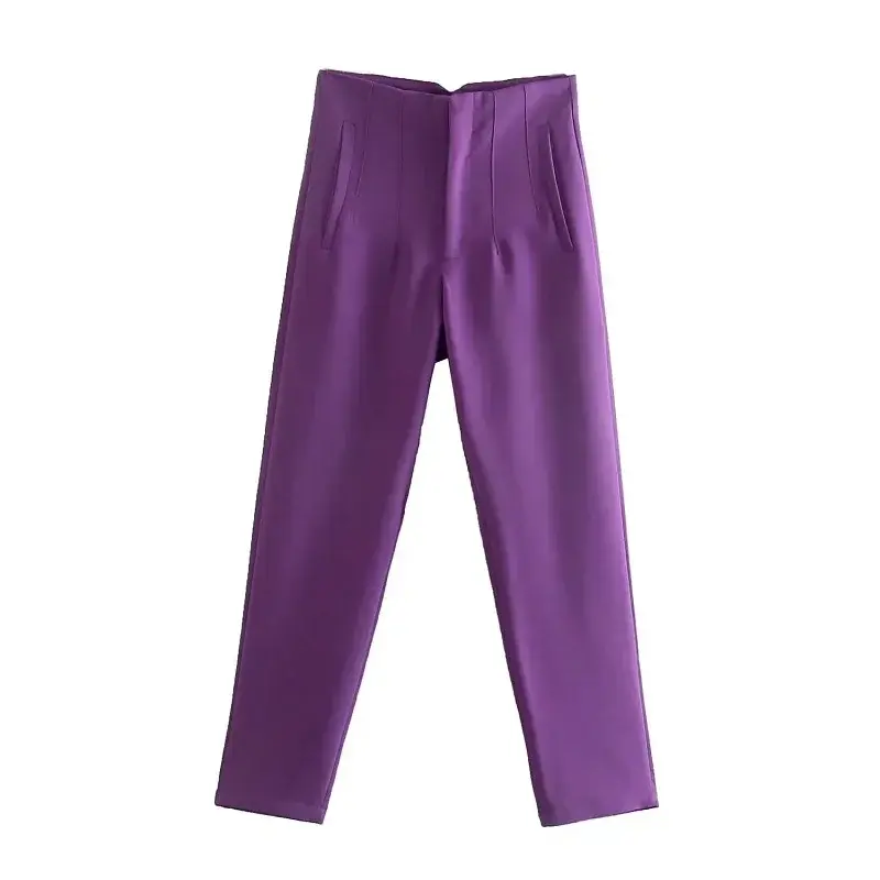 Thumbnail: HXAO Fashion Office Wear High waist Pants for Women Formal Pants Office outfits 
