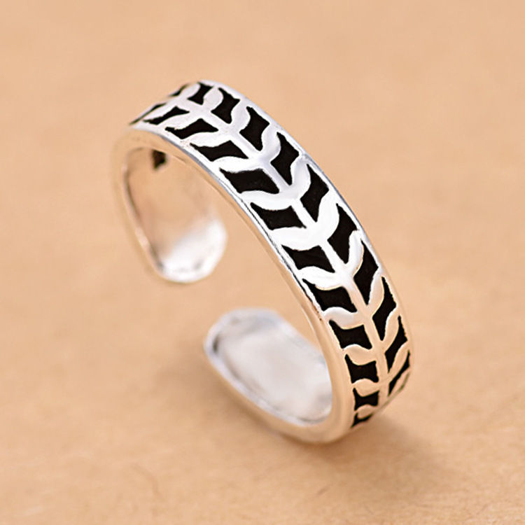 Thumbnail: Hot 925 Sterling Silver Ring AAA Zircon Adjustable Simplicity Fashion Exquisite 