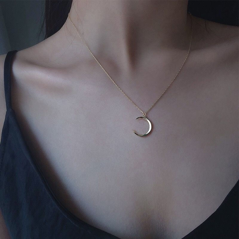 Thumbnail: New Shiny Butterfly Necklace Ladies Exquisite Double Layer Clavicle Chain Neckla
